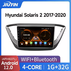 Radio 2DIN JIUYIN con GPS y CarPlay para Hyundai Solaris 2
