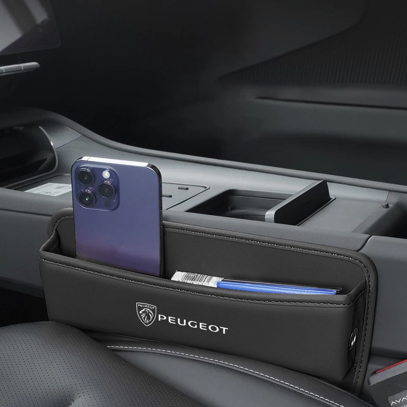 Organizador de asiento cuero PU Peugeot 206/207/208/3008
