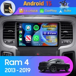 Radio multimedia Android con CarPlay para Dodge Ram IV 2013-2019