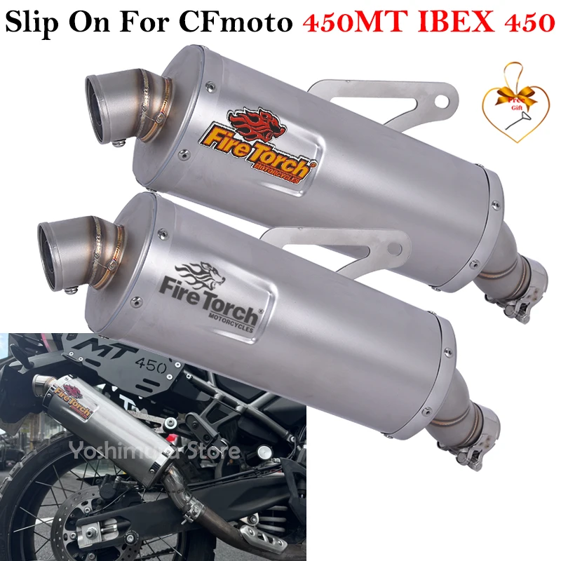 IBEX Slip On CFMOTO 450MT/ADV 2024-2026 - sistema de escape inox