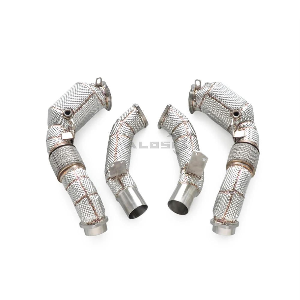 Tubo de bajada inoxidable BMW M550i G30 N63 4.4 T