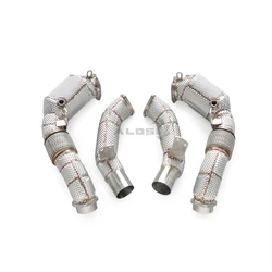 Tubo de bajada inoxidable BMW M550i G30 N63 4.4 T