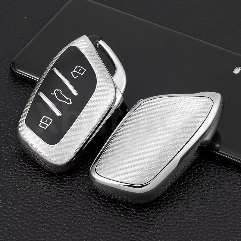 Otra vista de la funda para mando de coche