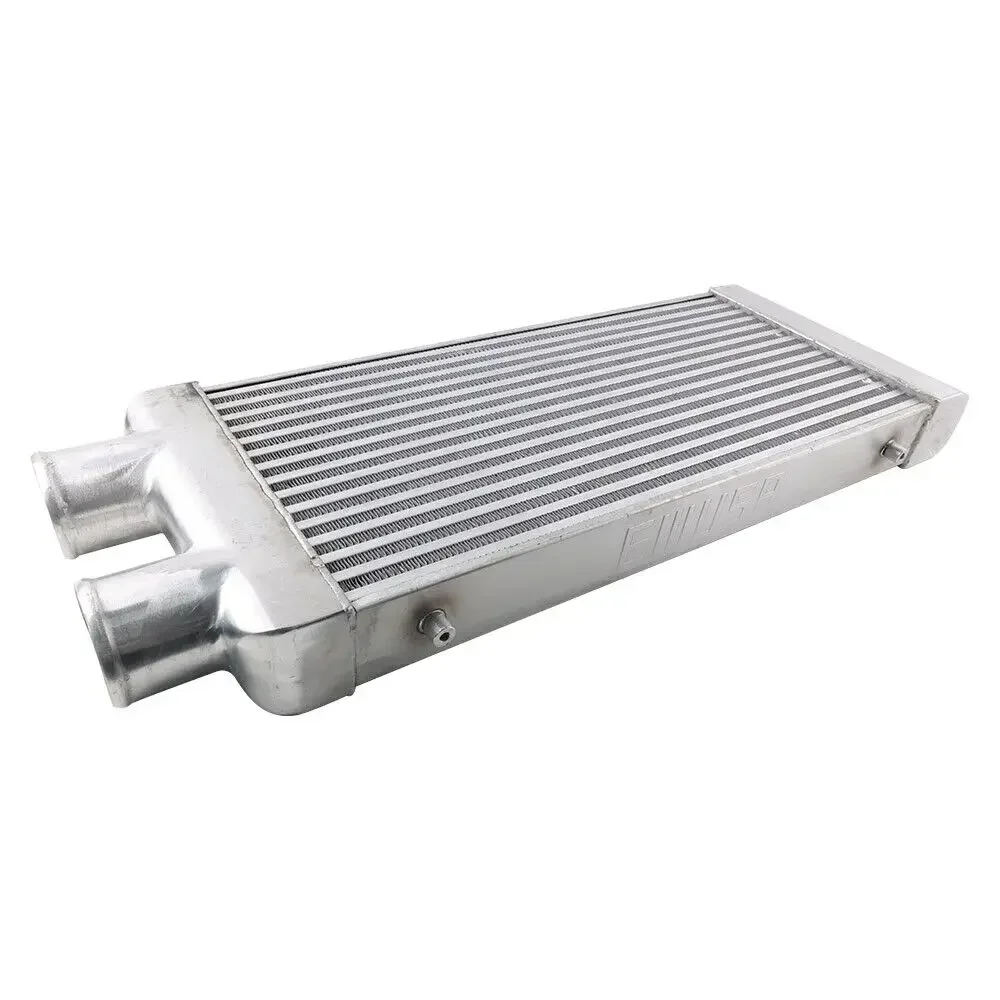 Aluminio universal 3 ''E/O 600x300x76 mismo montaje lateral Turbo Intercooler placa DIY Kit de radiador de refrigeración - imagen 4