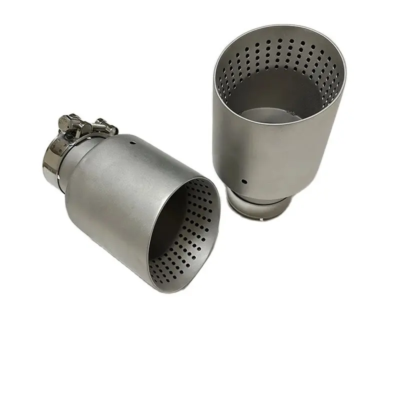 Punta de escape universal de acero inoxidable 63 mm – VW Golf GTI MK7 - imagen 2