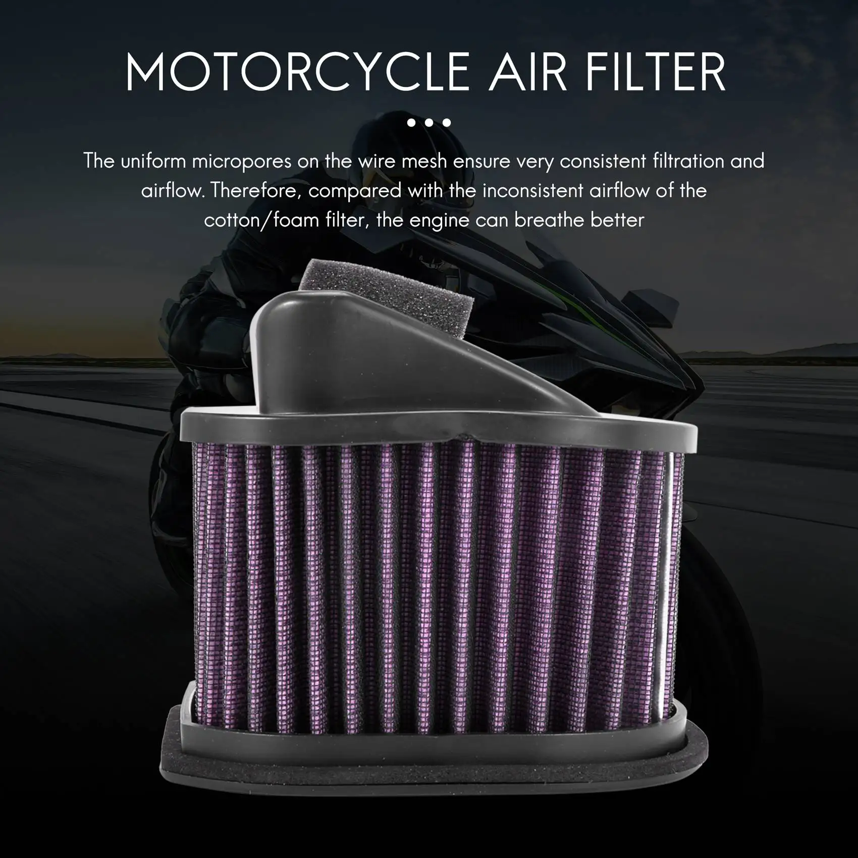 Filtro de aire para Kawasaki Z750, Z800 y Z1000 - imagen 4