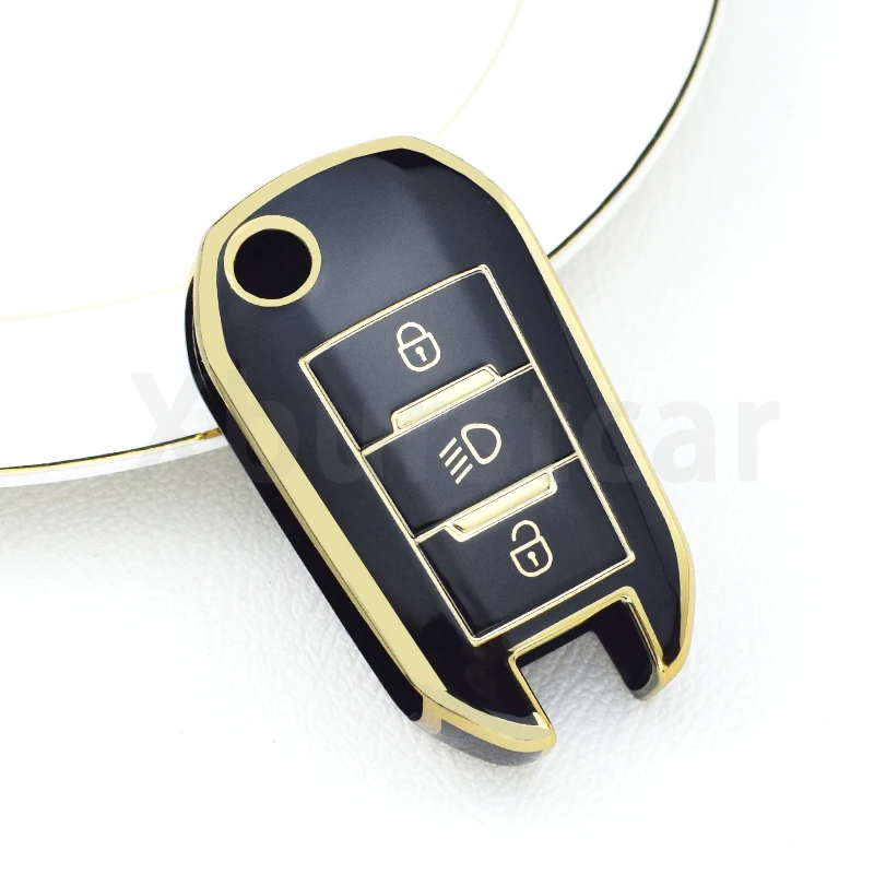 Fundas TPU con tapa para llave de coche - Peugeot/Citroen compatibles - imagen 3