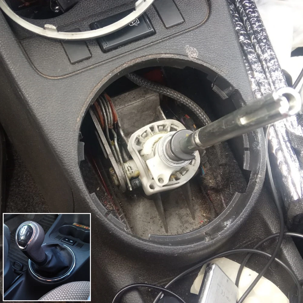 Selector palanca cambios Skoda Fabia 5J/6Y kit bujes resorte - imagen 5