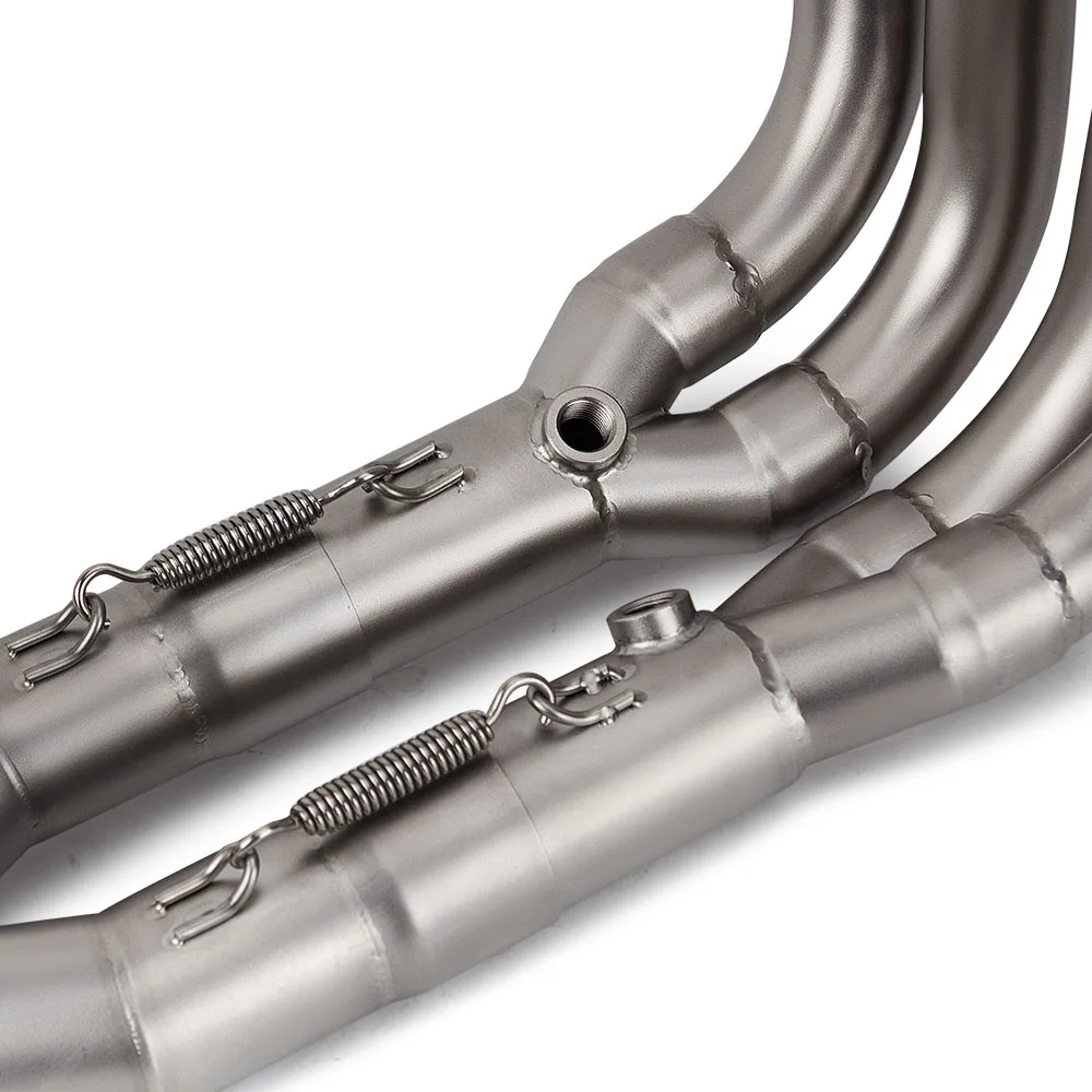 Tubo de enlace de escape inoxidable 45 mm para Yamaha YZF-R6 2017-2025 - imagen 4
