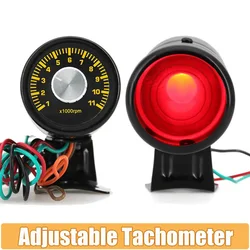 Indicador de cambio LED rojo universal con tacómetro ajustable