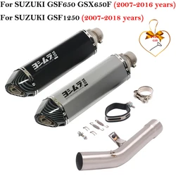 Escape Suzuki GSF650/GSX650F/GSF1250 de 51 mm con DB killer