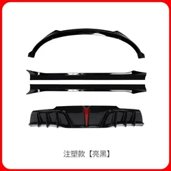 Kit carrocería Tesla Model Y 2021-2023 con labio delantero y faldas laterales