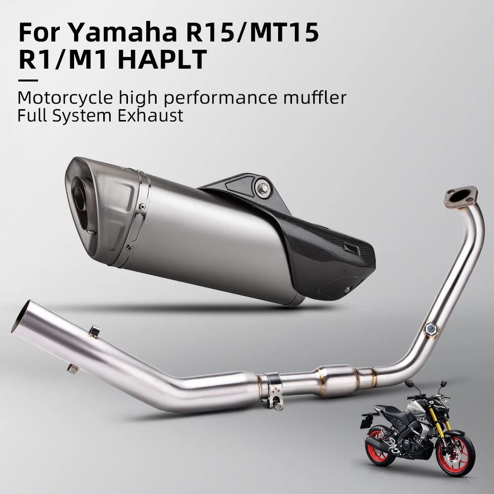 Sistema de escape completo para Yamaha R15 MT15 XSR155
