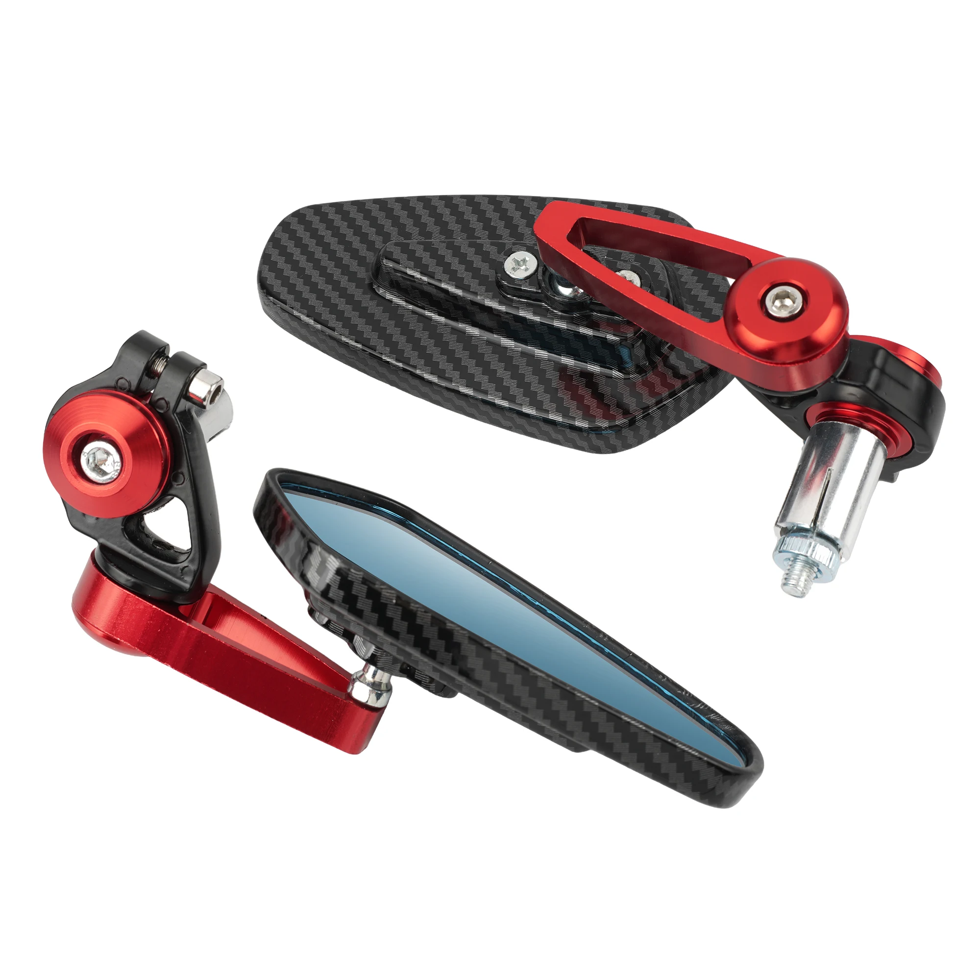 Espejos retrovisores CNC para moto, manillar 22 mm (7/8 pulgadas) - imagen 2