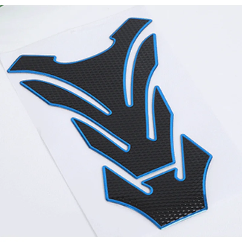 Protector de depósito para moto, efecto carbono y espina de pez - imagen 4