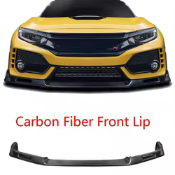 Splitter delantero fibra carbono Civic Type R 2017-2021