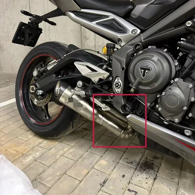 Tubo intermedio de escape Triumph Street Triple 765 S/R/RS 2017-2024 - imagen 5