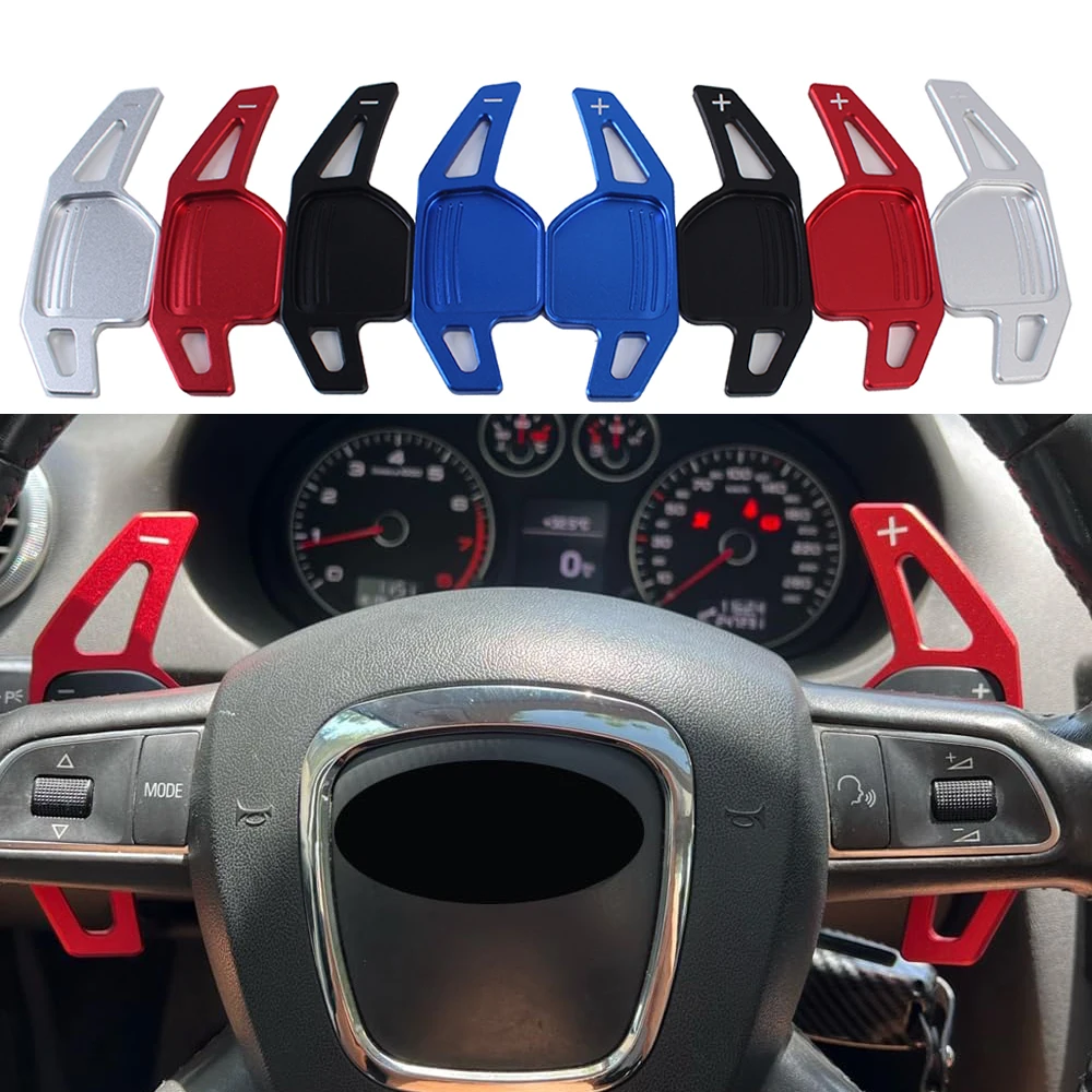 Levas de cambio Audi rojas para A3 A4 A5 Q5 Q7