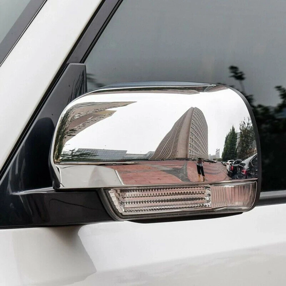 Cubiertas cromadas retrovisores Mitsubishi Pajero V80 2007-2021