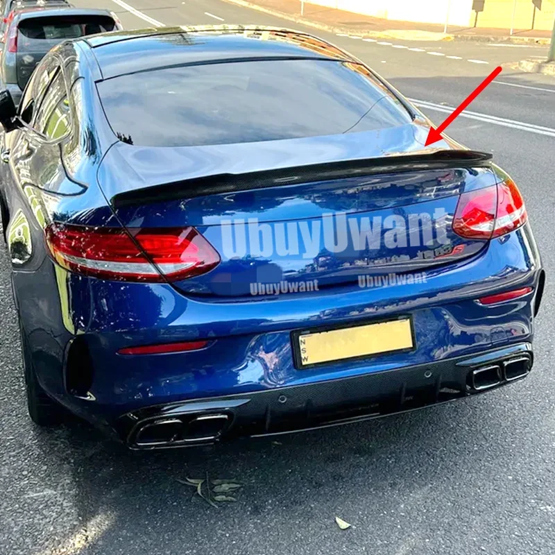 FD Alerón trasero fibra carbono Mercedes Clase C C205 Coupe 2015-2023 - imagen 5