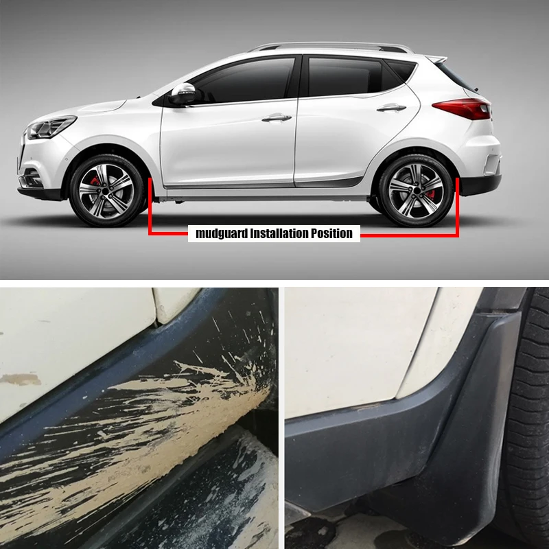 Guardabarros JAC iEV7S 2020 delanteros y traseros - imagen 4