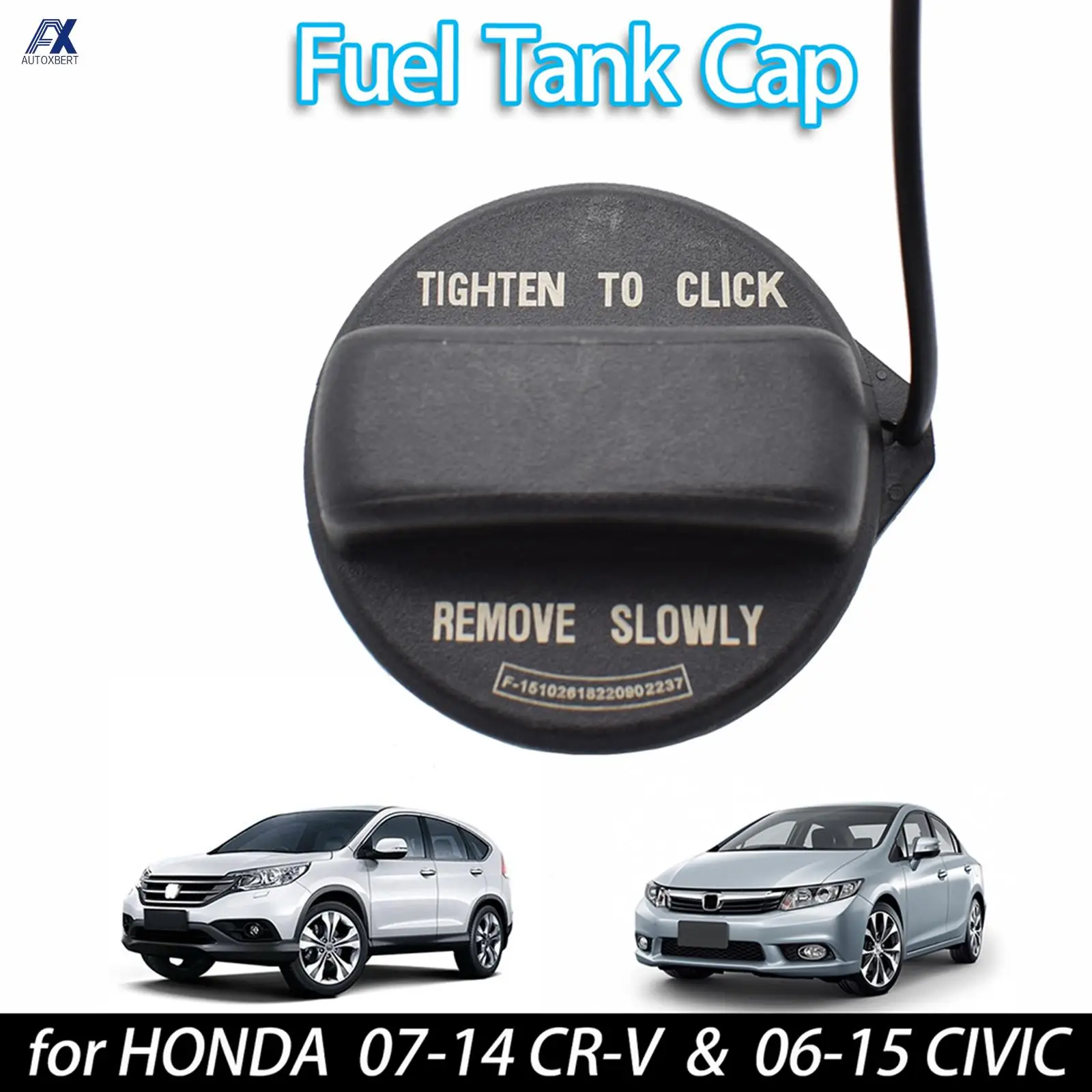 Tapa depósito combustible Honda 17670-T3W-A01 para Civic, HR-V y Pilot