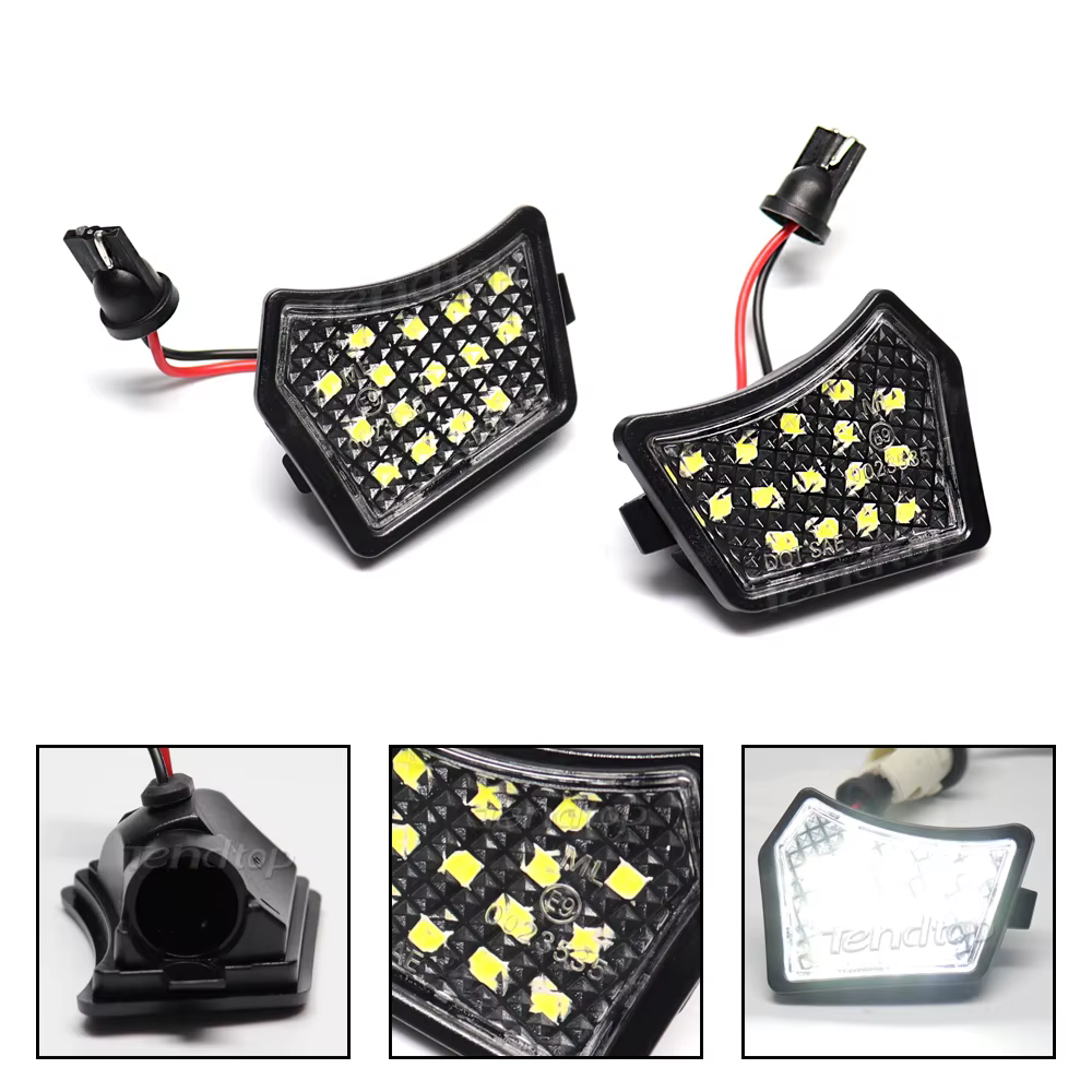 Luz LED espejo retrovisor 6000K para Jaguar XJ/XF/XK y Volvo V40–XC90 - imagen 2