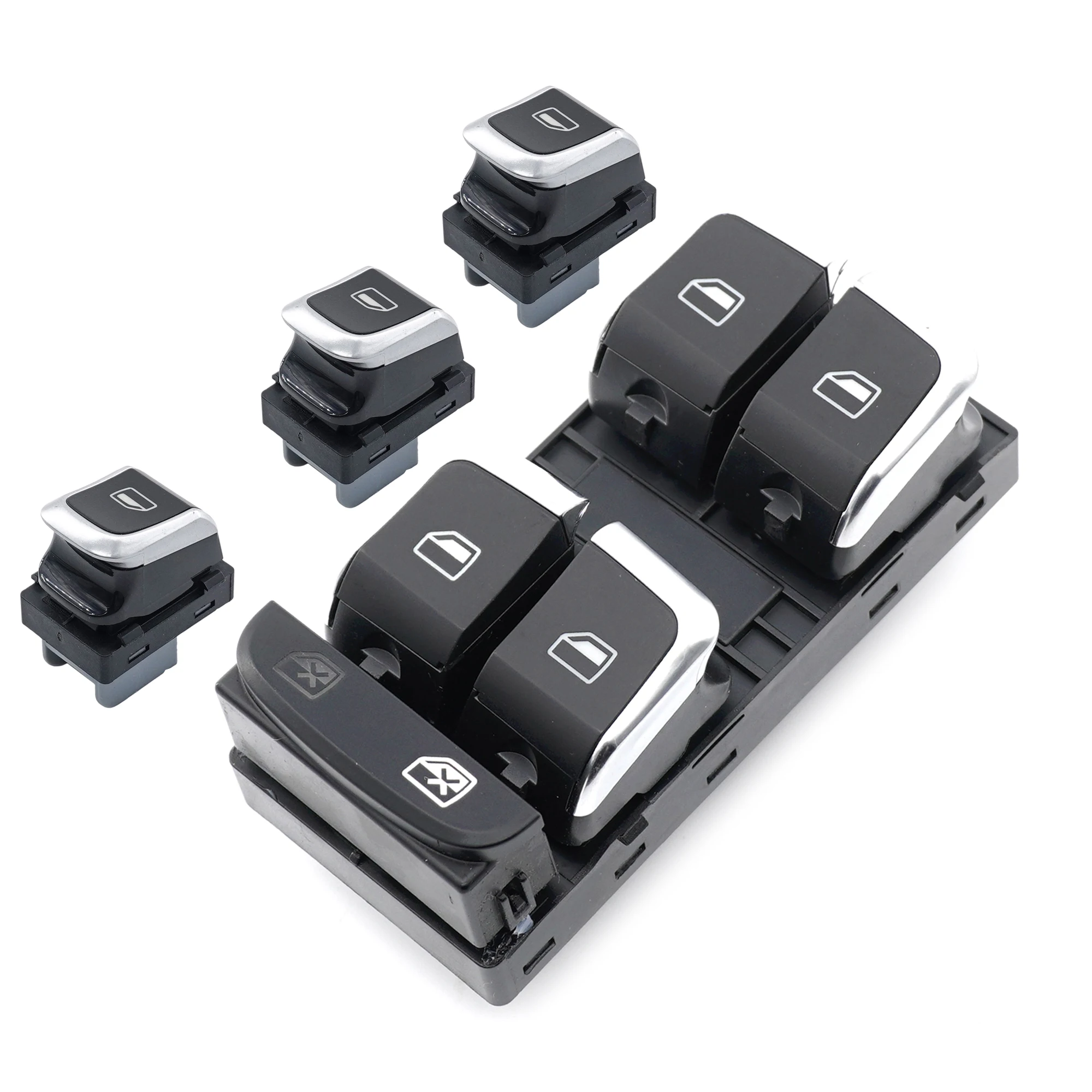 Detalle del interruptor de ventana para modelos Audi B8