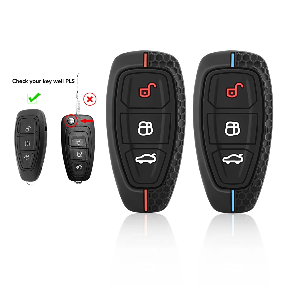 Funda silicone llave Ford Focus Mondeo Fiesta - imagen 3