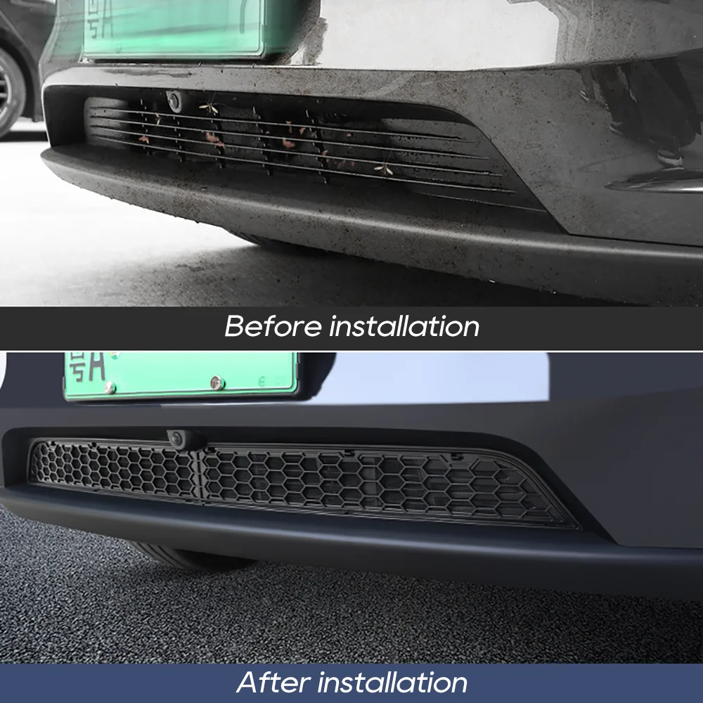 Tesla Model Y Juniper rejilla entrada de aire ABS con red antiinsectos - imagen 2