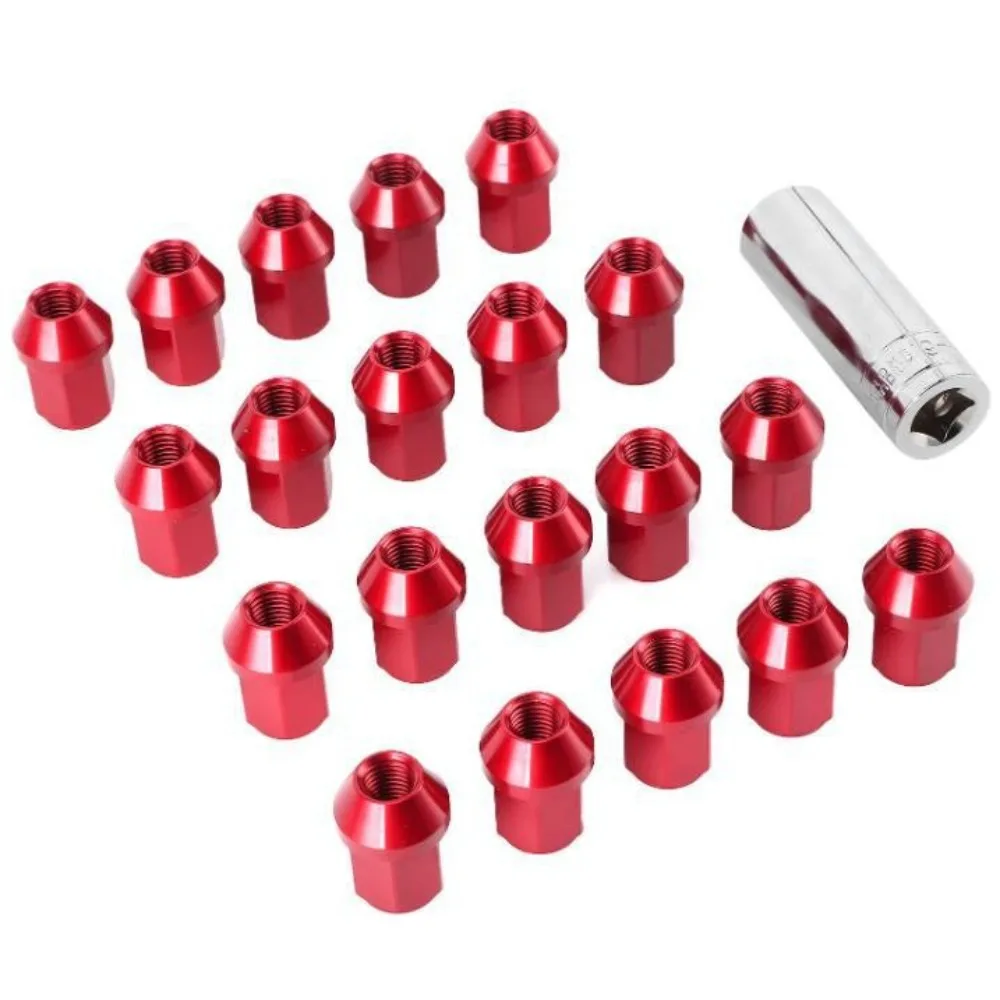 Tuercas cubo rueda ligeras 7075 M12x1.25 M12x1.5 M14x1.5 Hex 19mm - imagen 3