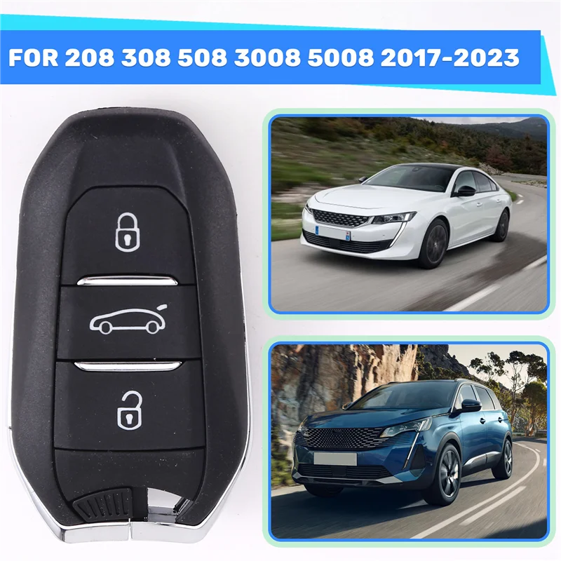 Para 307 308 3008 508 5008 para Citroen C3 C4 para Opel HU83 4A Chip 433Mhz llave de coche remota inteligente-juego de 2 uds - imagen 5