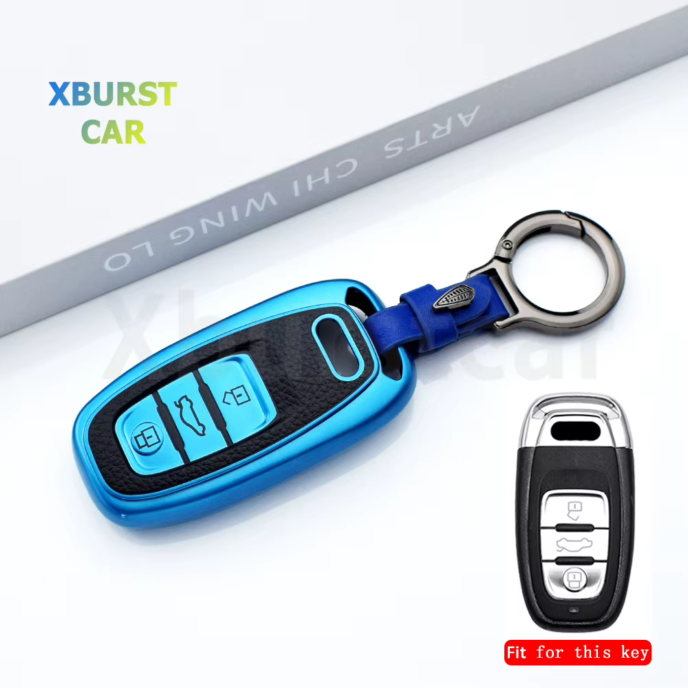 Carcasa para llave Audi en TPU efecto cuero – A1, A3, A4, A5 y Q5