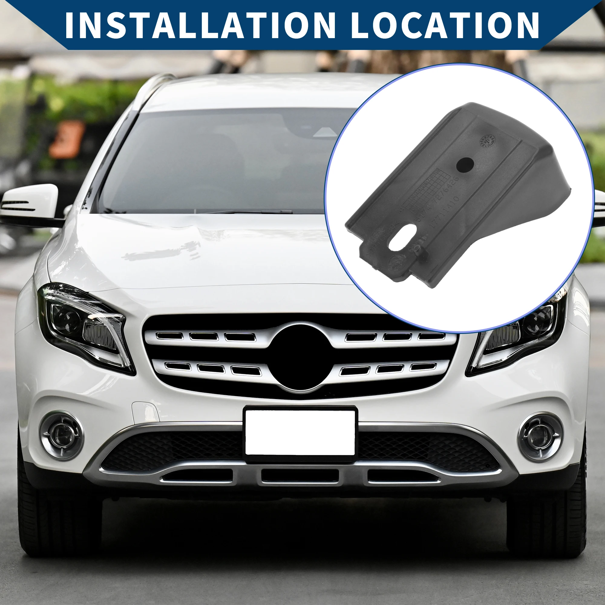 UXCELL Soporte parachoques delantero BMW X3 F25 X4 F26 51117276426 - imagen 2