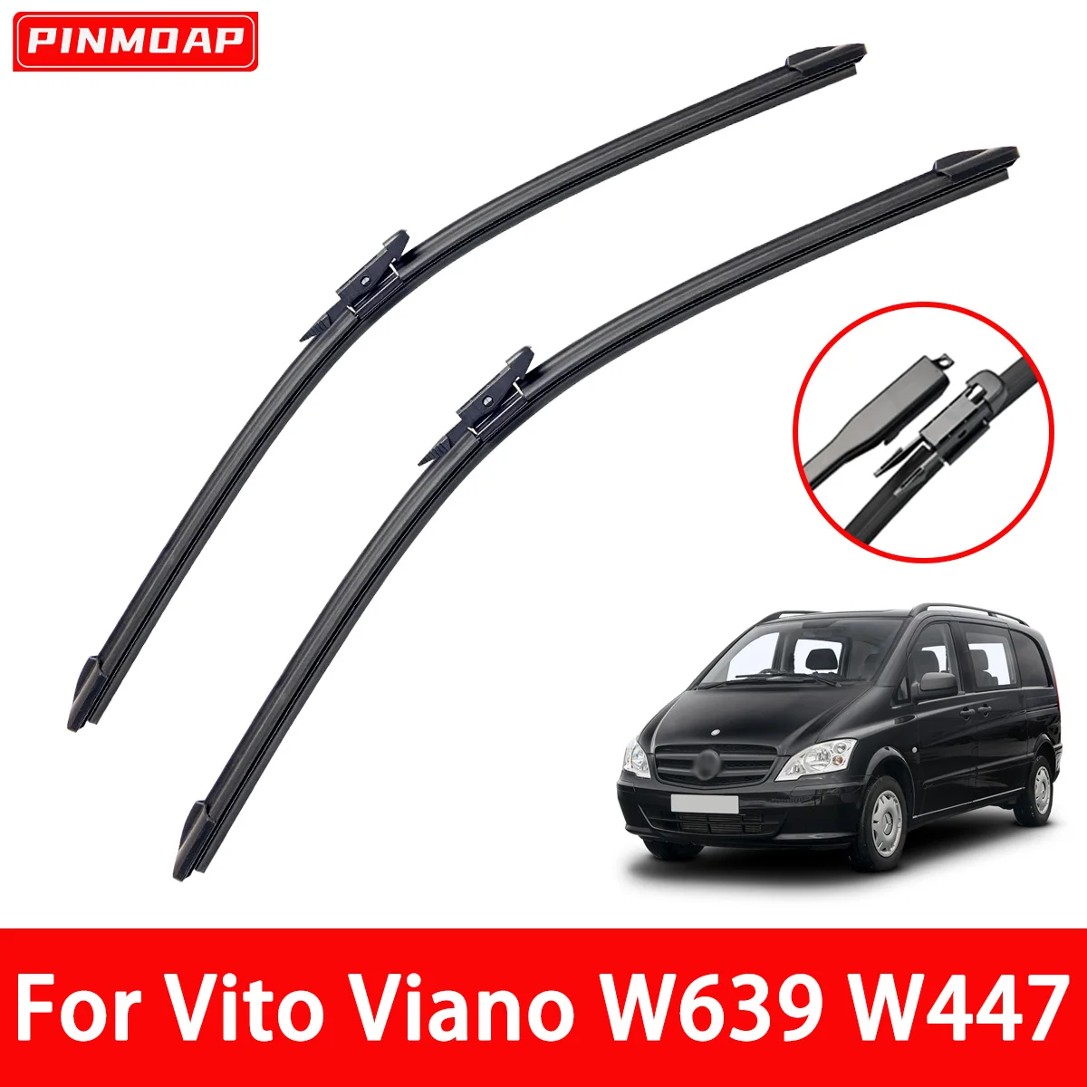 Mercedes-Benz Vito/Viano W639 W447: escobillas limpiaparabrisas