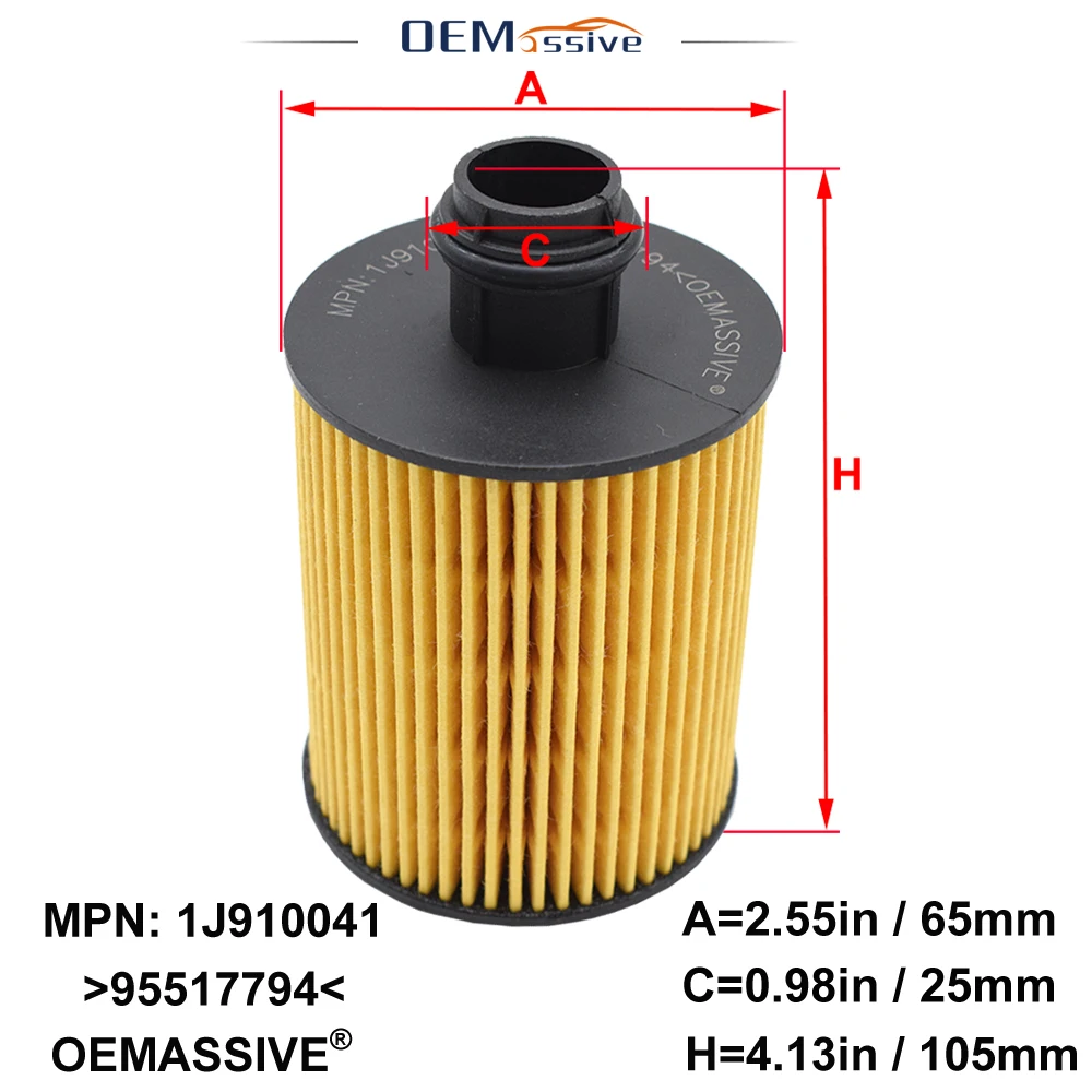 95517794 Filtro de aceite – Opel Astra J CDTI - imagen 3