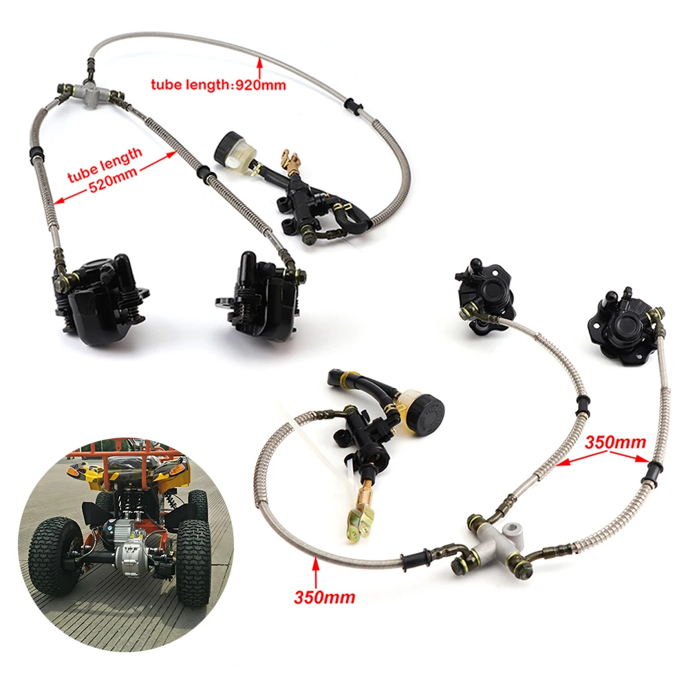 Conjunto de frenos hidraulicos de disco para buggy UTV y ATV 50-250cc - imagen 4