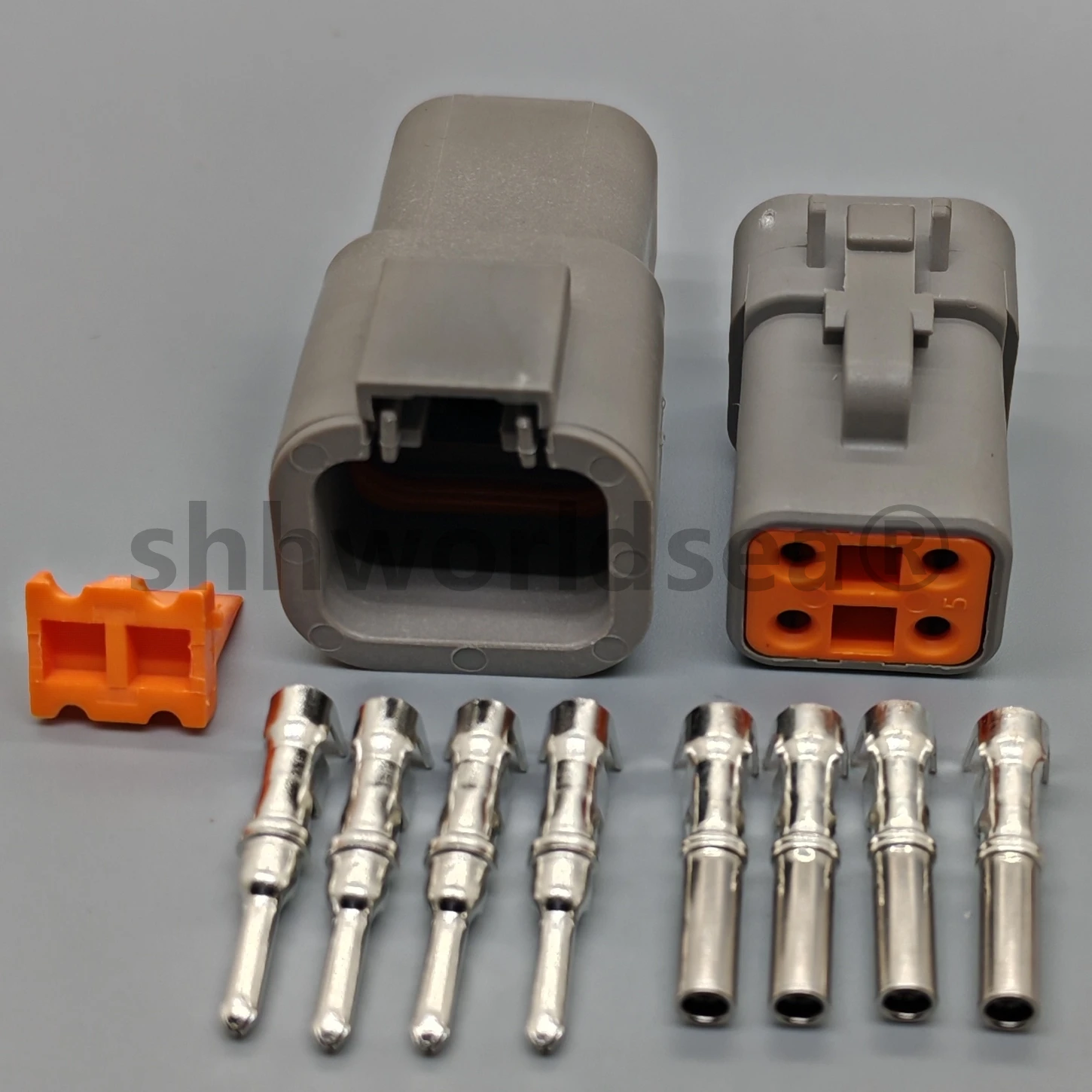 Shhworldsea Conector DTP 4 pines macho y hembra estanco para Cummins - imagen 2