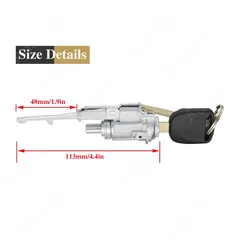 Cilindro de encendido con llave – Honda CR-V, Accord, Pilot, Acura MDX