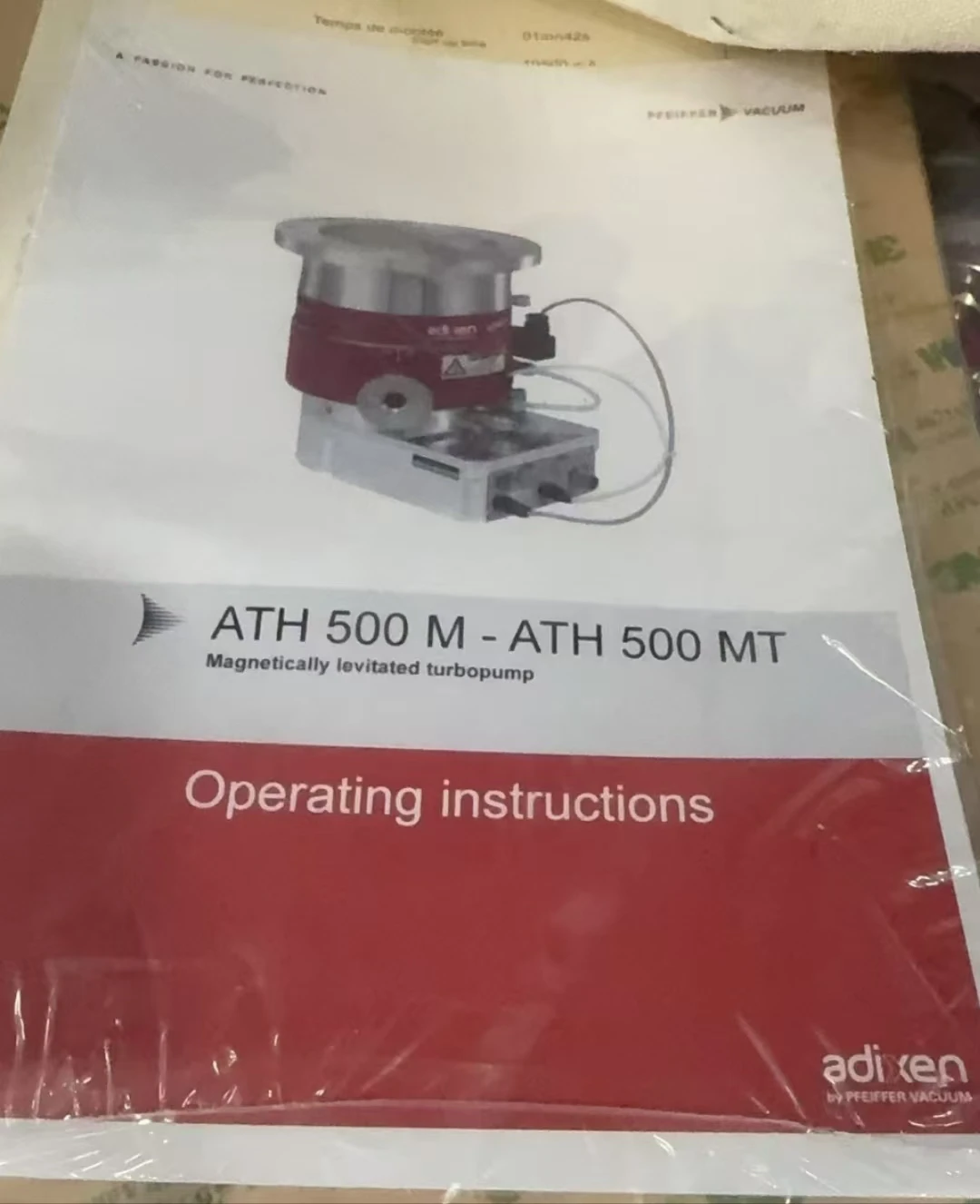 Bomba de vacío turbo ALCATEL ADIXEN ATH500M 350 L/s - imagen 2