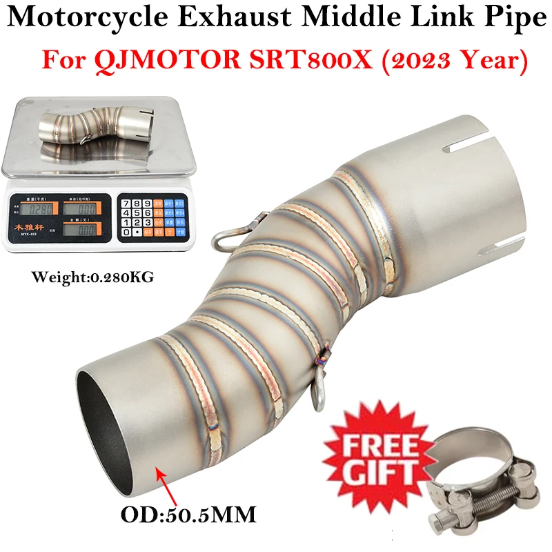 Escape Slip On 51mm acero inoxidable – QJMOTOR SRT800X 2023