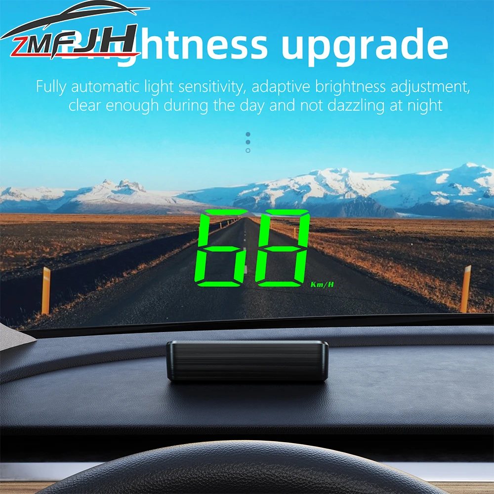 HUD Digital GPS M2 Proyector Velocidad KMH Parabrisas Universal Coche