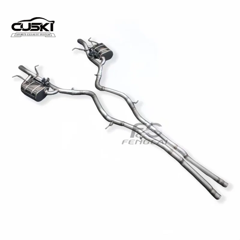 Catback silenciador escape acero inoxidable Mercedes S450 S500 W222 - imagen 5