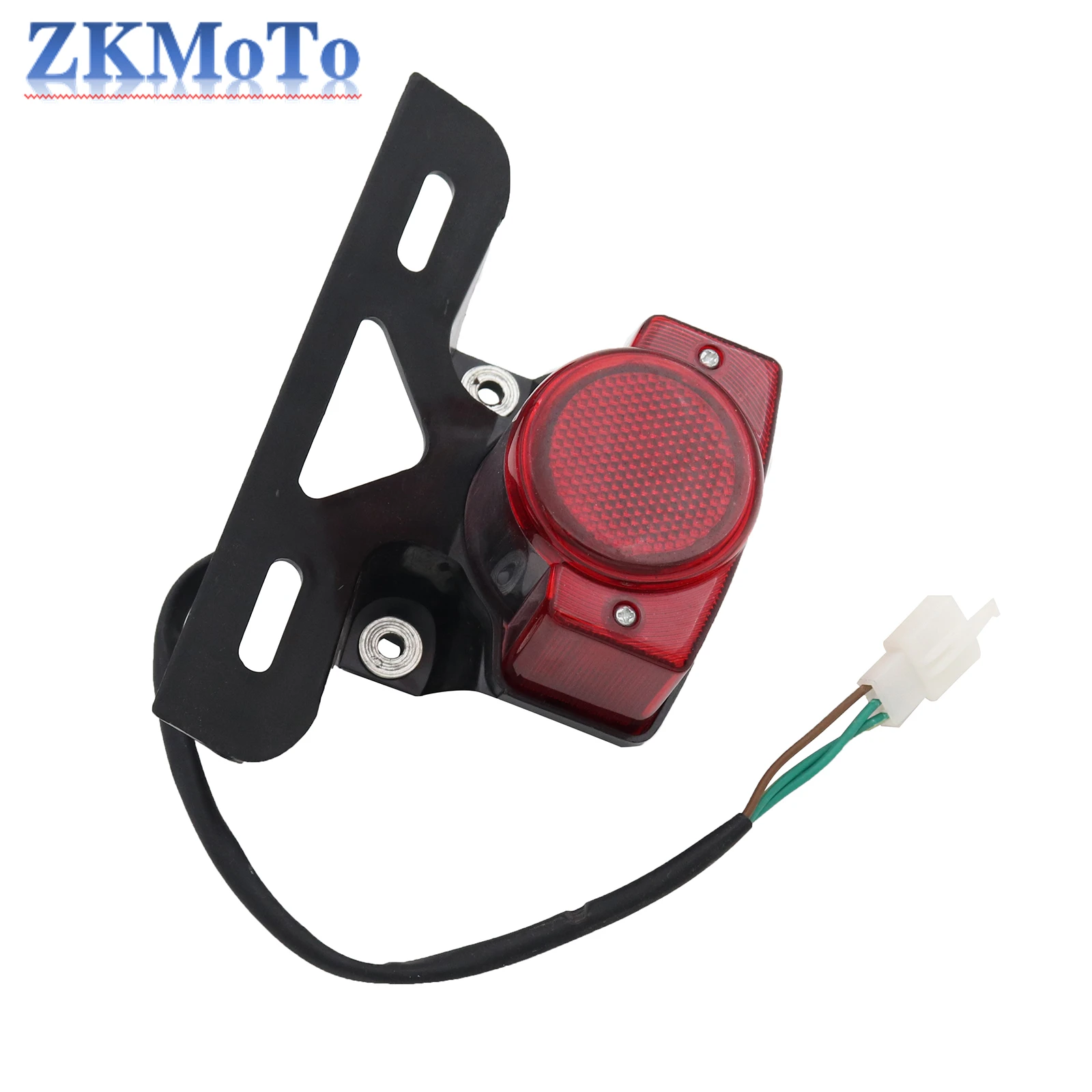 Luz trasera freno Honda Monkey Z50 12V con soporte matrícula Z50JZ - imagen 5