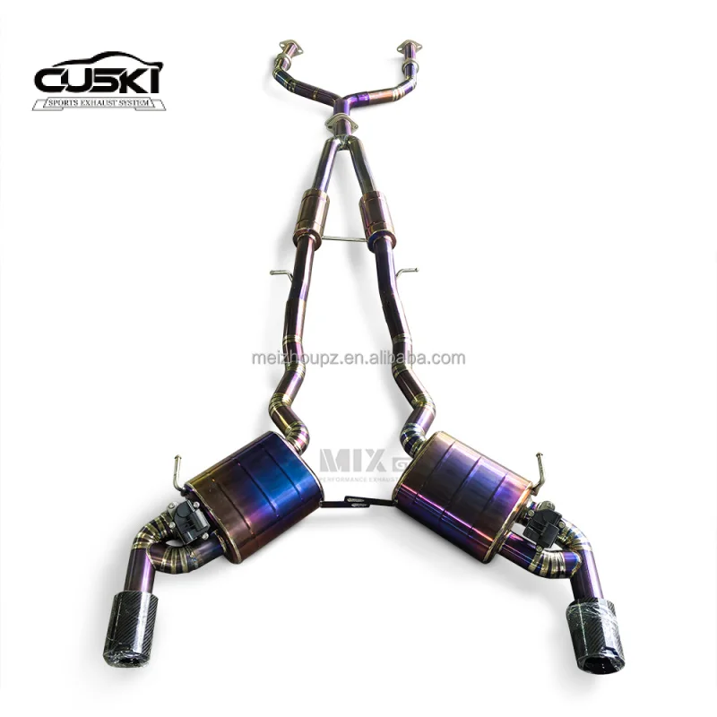 Cat-back con válvula electrónica para Infiniti Q50 2.0T - imagen 4