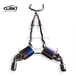 Escape cat-back de titanio con válvula electrónica Infiniti Q50 3.0T
