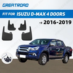 Guardabarros Isuzu D-MAX 2016-2019 con protector contra salpicaduras