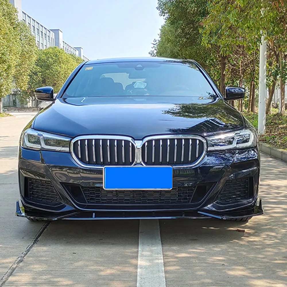 Difusor parachoques delantero para BMW G30 LCI M Sport ABS negro - imagen 3