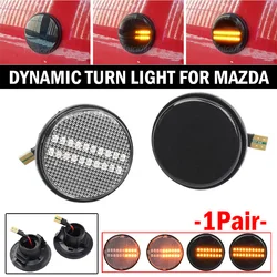 Intermitente lateral LED dinámico con flecha para Mazda MX5 NA NB NC