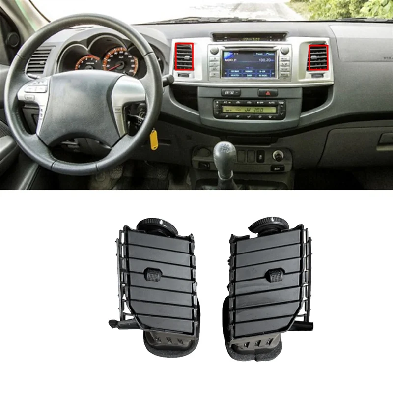 Panel rejillas ventilación salpicadero Toyota Hilux 2004-2015 - imagen 4